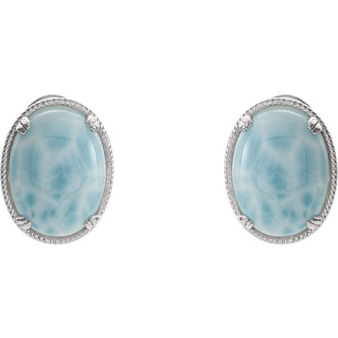 Earrings > Larimar