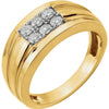 Ring > Men's > Diamond > 1/2 CTW > Two-Tone > 14kt