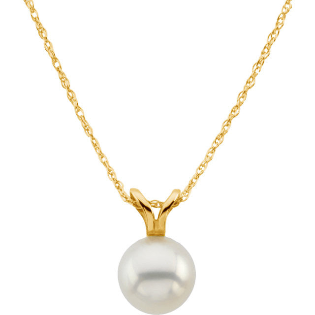 Necklace > 18" > Pearl > Akoya > 7mm