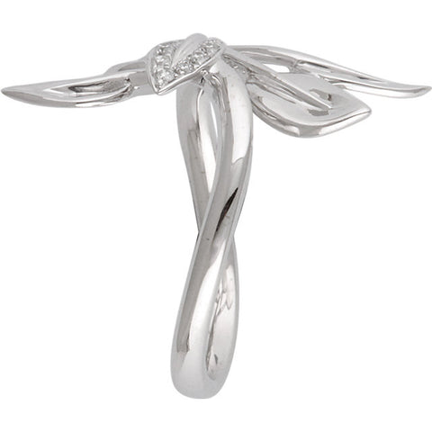 Ring > Leaf > Diamond > .07 CTW