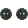 Earrings > Pearl > Cultured > Akoya > Black > 7mm