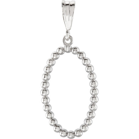 Pendant > Shaped > Oval