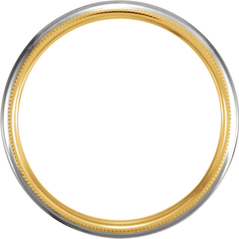 Band > Milgrain > fit > Comfort > Two-Tone > 3.5mm