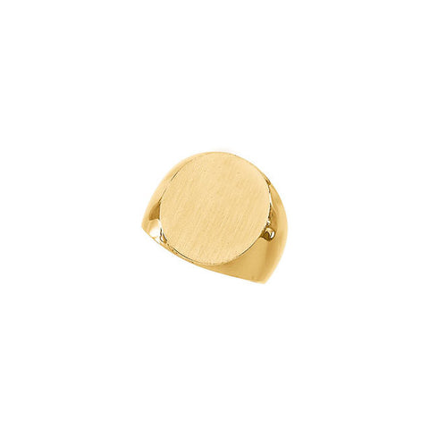 Ring > Signet > Solid > Men's