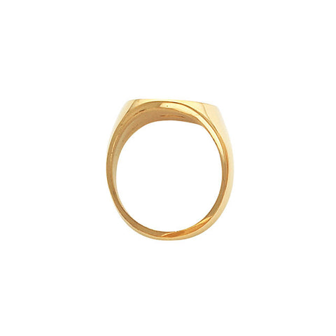 Ring > Signet > Solid > Men's