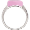 Ring > Shaped > Heart > You" > Heart > "I > Enamel > Yellow
