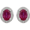 Earrings > Diamond > .02 CTW > & > Citrine