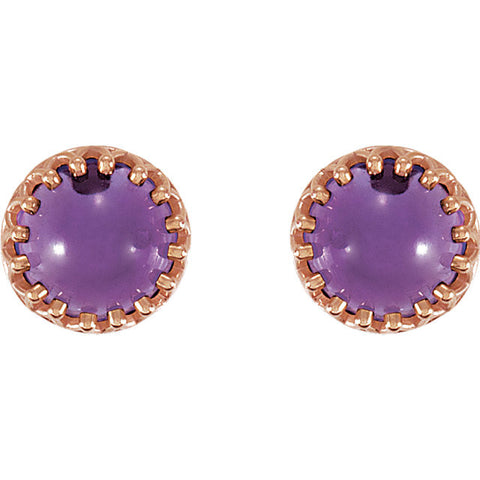 Earrings > Chyrosoprase > Round > 10mm