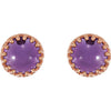 Earrings > Chyrosoprase > Round > 10mm