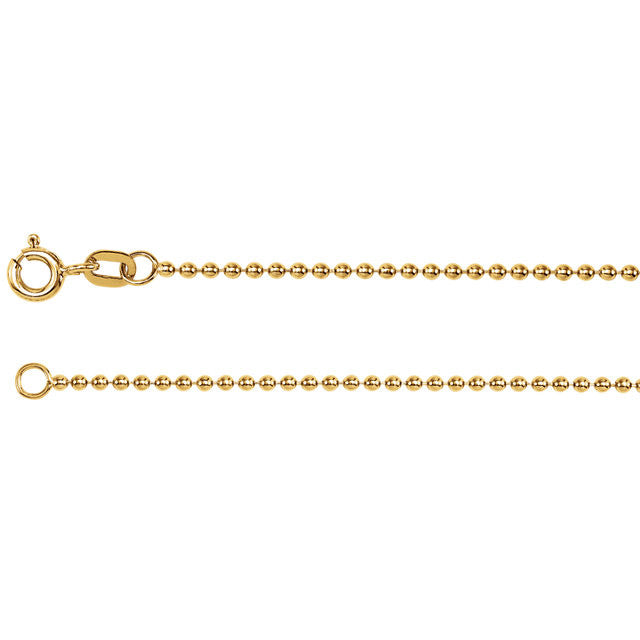 Chain > 24" > Bead > Solid