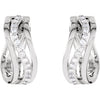 Earrings > Hoop > Diamond > 1/5 CTW