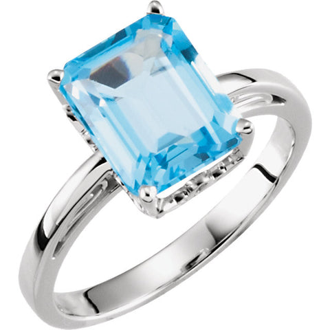 Ring > Scroll > Topaz > Blue > Swiss