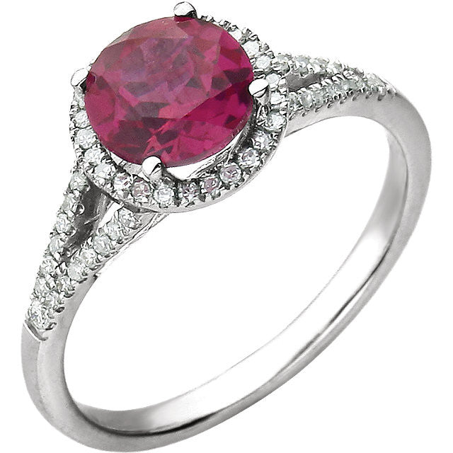Ring > Diamond > CTW > 1/Ruby & 1 > Created