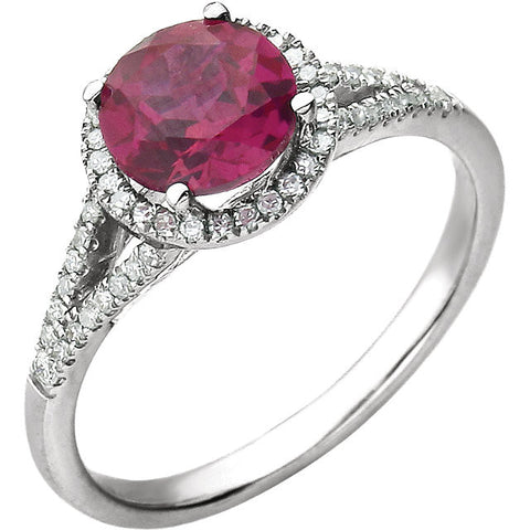 Ring > Diamond > CTW > 1/Ruby & 1 > Created