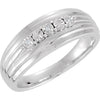 Band > Men's > Illusion > Diamond > .015 CTW