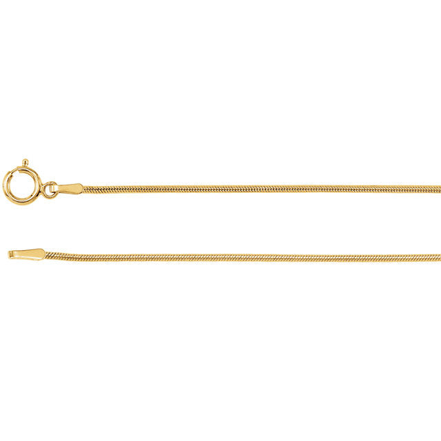 Chain > 18" > Snake > Solid