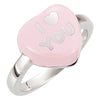 Ring > Shaped > Heart > You" > Heart > "I > Enamel > Yellow