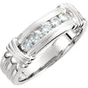 Band > Men's > Moissanite > Created