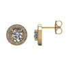 Earrings > Halo-Styled > Diamond > 1/2 CTW > 2