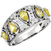 Ring > Diamond > CTW > 1/Sapphire & 1 > Yellow > Canary