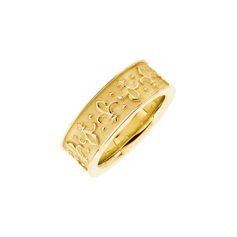 Band > Fleur-de-lis > 7.75mm