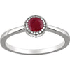 Ring > Birthstone > "April" > Sapphire > White