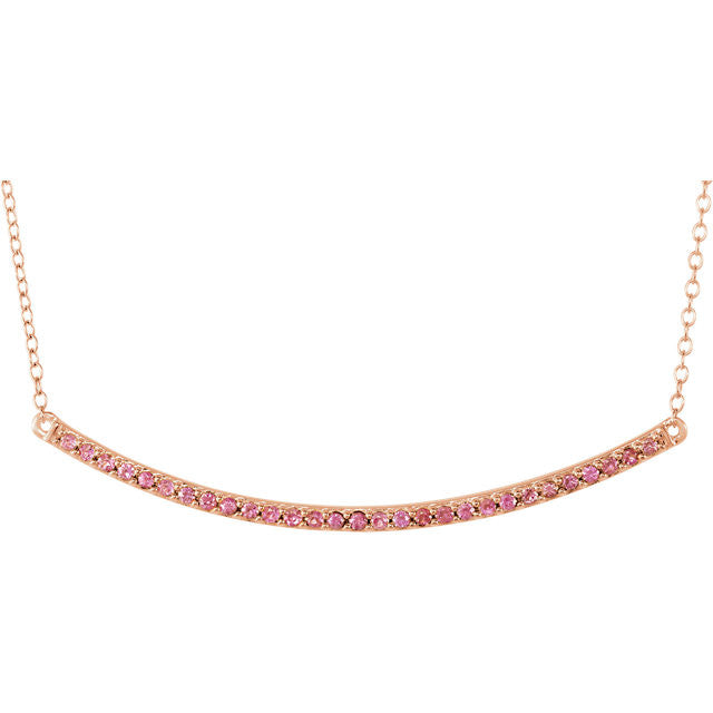 Necklace > 18" > Bar > Diamond > 1/6 CTW