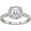 Ring > Engagement > Diamond > CTW > 1/Zirconia & 1 > Cubic > 5.75mm