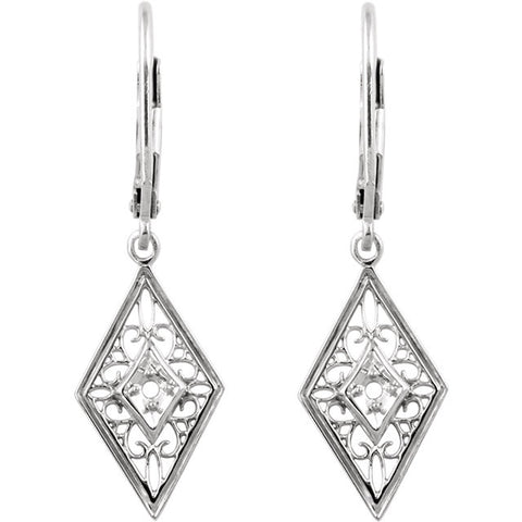 Earrings > Dangle > Filigree
