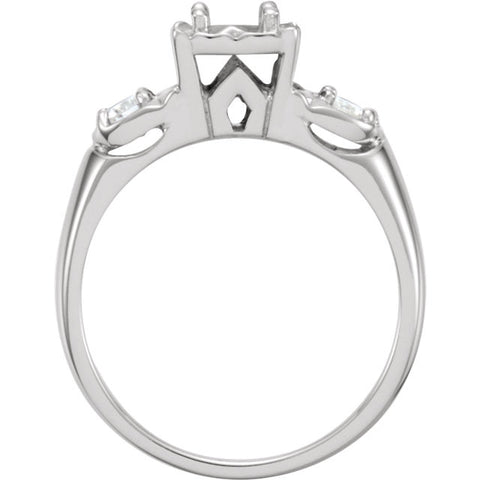 Ring or Band > Engagement > Semi-mount