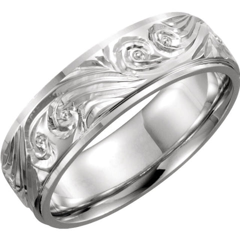 Band > Hand-Engraved > 6mm