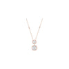 Necklace > 17" > Quartz > Clear