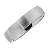 Finish > Satin > with > Band > Domed > Slightly > 6mm