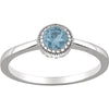 Ring > Birthstone > "April" > Sapphire > White