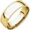 Band > Milgrain > Fit > Comfort > Light > 5mm