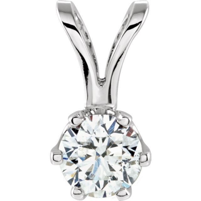 Pendant > Solitaire > Diamond