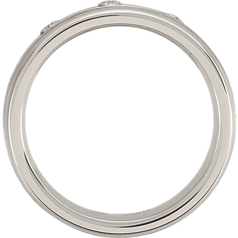 Band > Finish > Satin > .15 CTW > 7mm