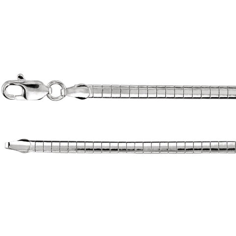 3mm > Chain > Omega > Domed