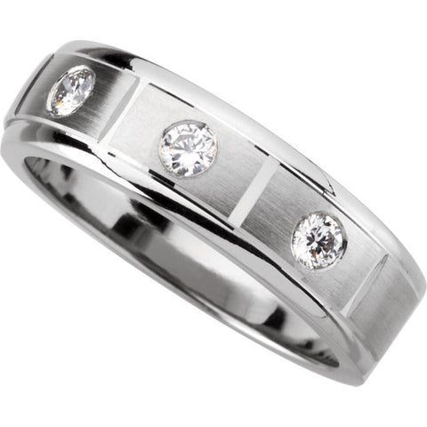 Band > Wedding > Men's > Diamond > 1/3 CTW > 7mm