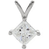 Pendant > Solitaire > Diamond > Princess-Cut