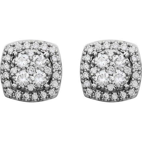 Earrings > Diamond > 3/4 CTW