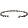 Bracelet > 7.25" > Diamond > 3/8 CTW > Ruby & 2