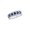 Ring > Diamond > CTW > 1/Sapphire & 1