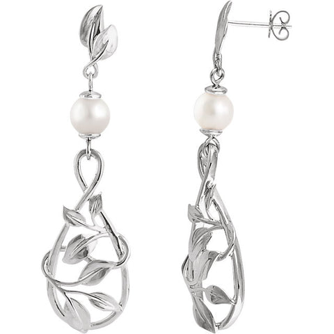 Earrings > Pearl > Cultured > Freshwater > 6mm