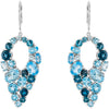 Earrings > Back > Lever > Topaz > Blue > Swiss & London > Sky,
