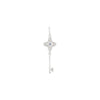 Pendant > Key > Sapphire & Diamond > Ceylon > Genuine
