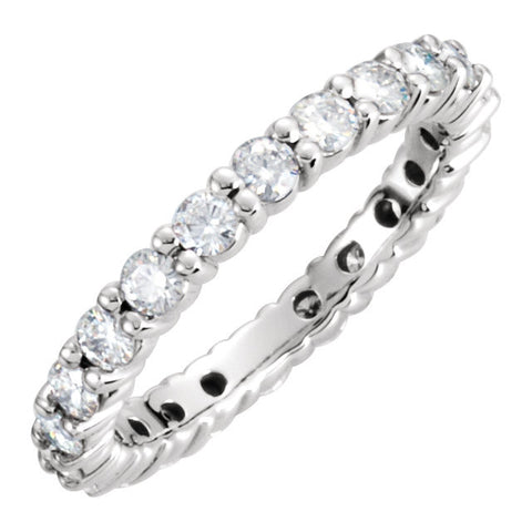 7 > size > Band > Eternity > Moissanite > Created