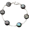 Necklace > 18" > Pearl > Coin > Black > Cultured > Freshwater