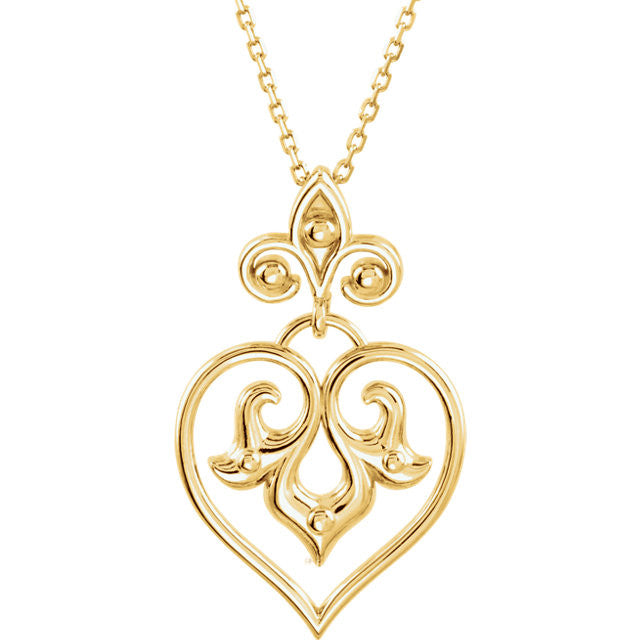 Necklace > 18" > Dangle > Decorative