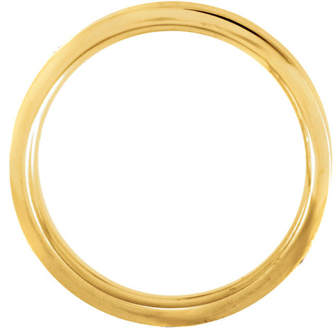 .5 > Band > Fit > Comfort > 6mm > White > Yellow & 14kt > 14kt